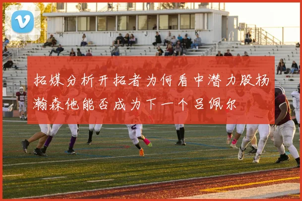拓媒分析开拓者为何看中潜力股杨瀚森他能否成为下一个吕佩尔